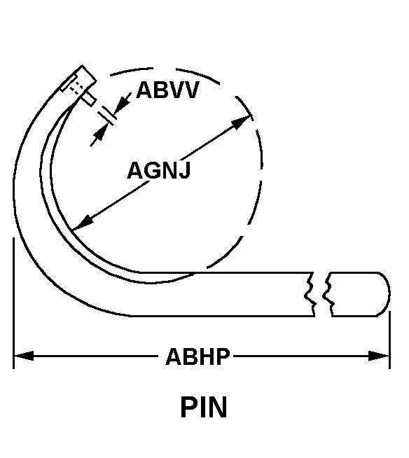 PIN style nsn 5120-00-702-1859