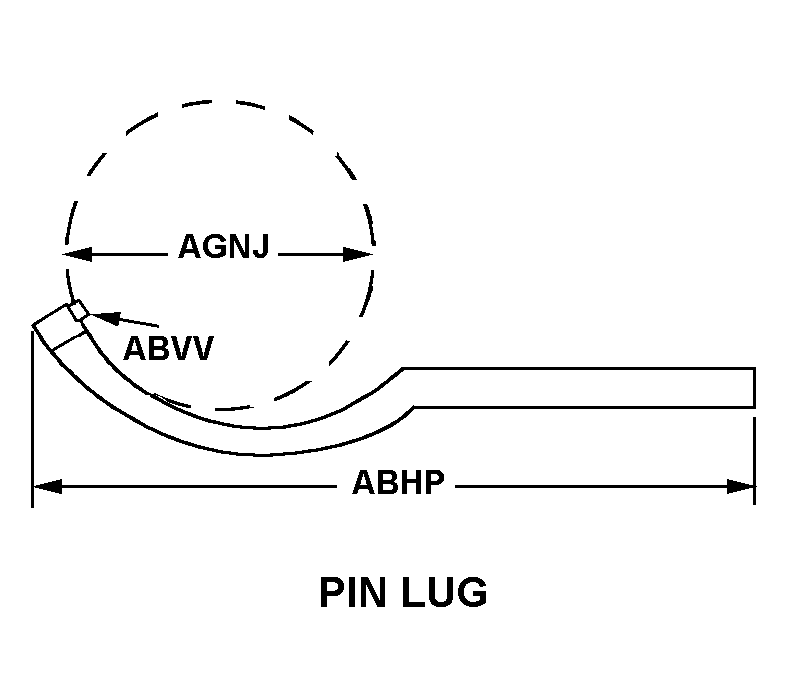 PIN LUG style nsn 5120-00-293-1074