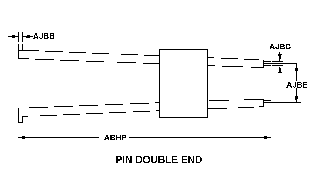PIN DOUBLE END style nsn 5120-01-617-7209
