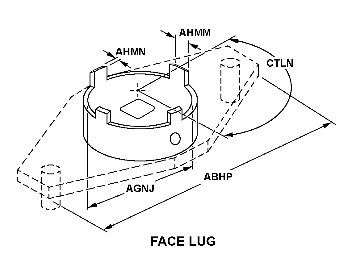 FACE LUG style nsn 5120-00-172-8724