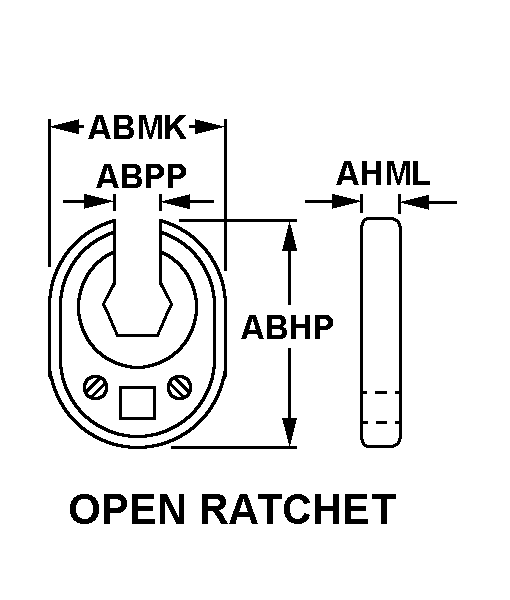 OPEN RATCHET style nsn 5120-00-293-2557