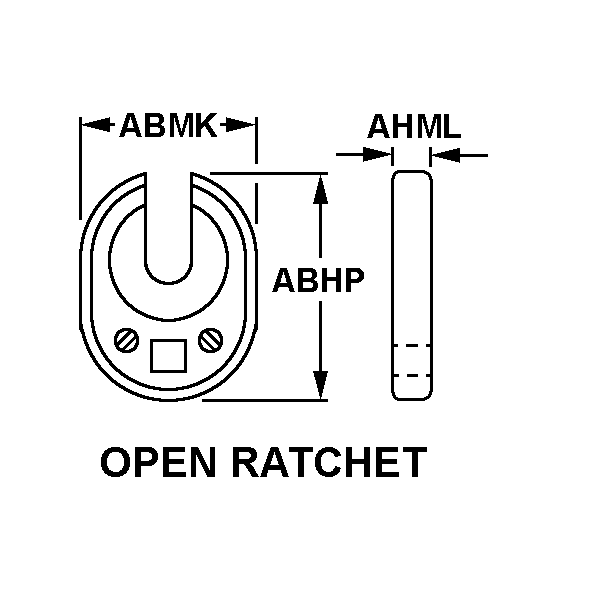 OPEN RATCHET style nsn 5120-00-293-2557