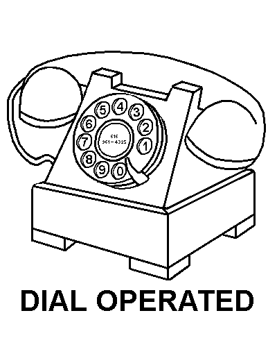 DIAL OPERATED style nsn 5805-00-474-1863