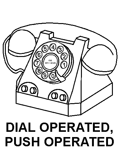 DIAL OPERATED, PUSH OPERATED style nsn 5805-00-339-0308