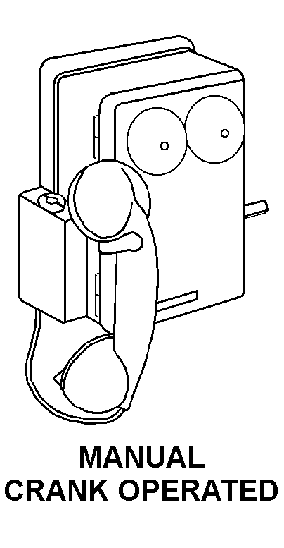 MANUAL CRANK OPERATED style nsn 5805-01-117-6553