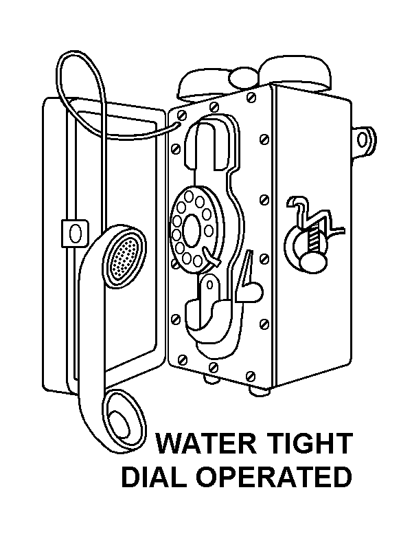 WATER TIGHT DIAL OPERATED style nsn 5805-01-341-7148