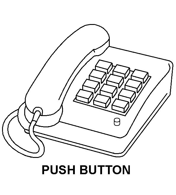 PUSH BUTTON style nsn 5805-01-509-2850
