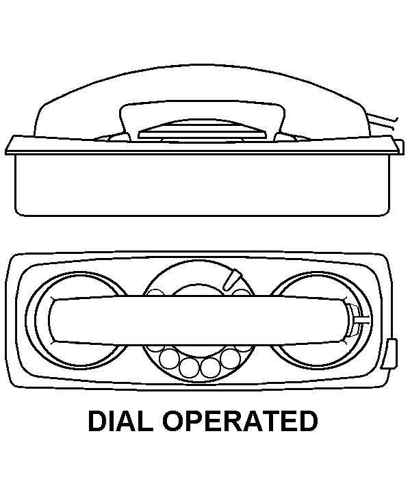 DIAL OPERATED style nsn 5805-00-055-3371