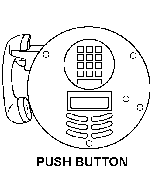 PUSH BUTTON style nsn 5805-01-301-4587