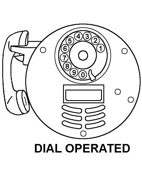 5805-01-216-8602 FIIG T187-D dial operated style DIAL OPERATED style nsn 5805-01-216-8602