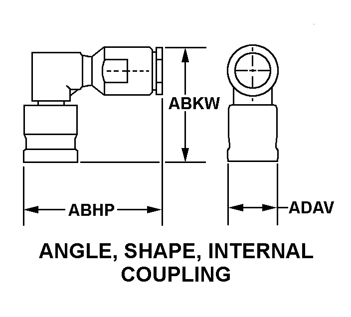 ANGLE, SHAPE, INTERNAL COUPLING style nsn 5935-01-005-3707