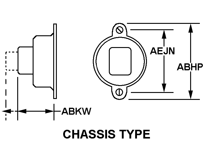 CHASSIS TYPE style nsn 5935-00-199-3178