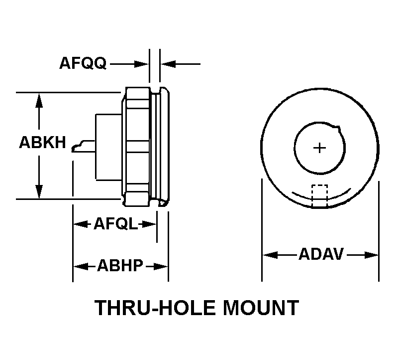 THRU-HOLE MOUNT style nsn 5935-00-199-7521