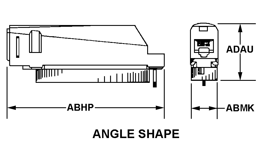 ANGLE SHAPE style nsn 5935-01-535-1062