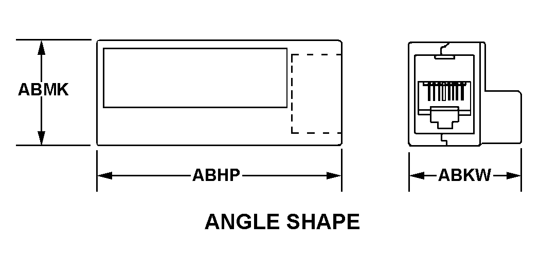 ANGLE SHAPE style nsn 6060-01-442-6607