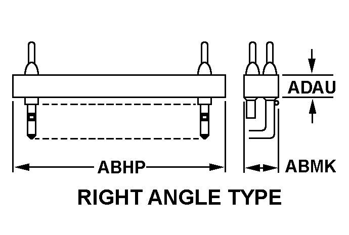 RIGHT ANGLE TYPE style nsn 5935-01-065-8013