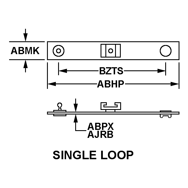 SINGLE LOOP style nsn 5340-01-573-8725