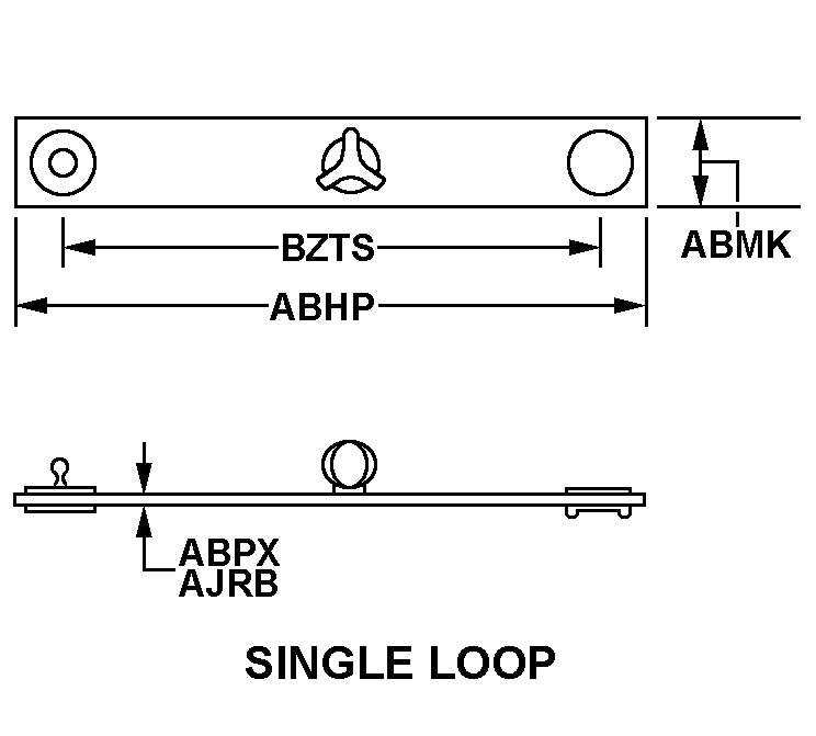 SINGLE LOOP style nsn 5340-01-573-8725