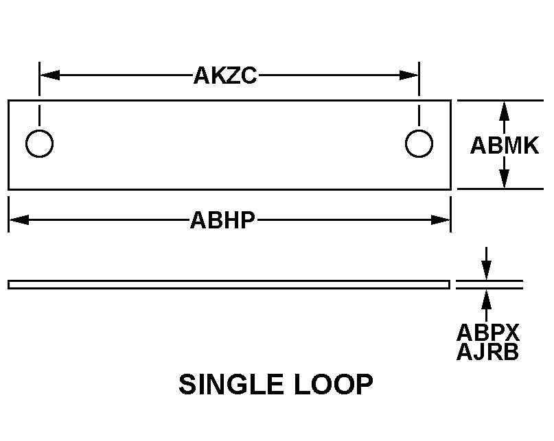 SINGLE LOOP style nsn 5340-01-573-8725