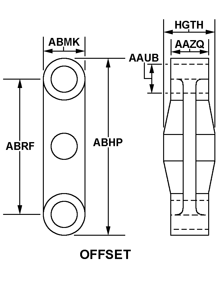 OFFSET style nsn 5340-01-357-6555