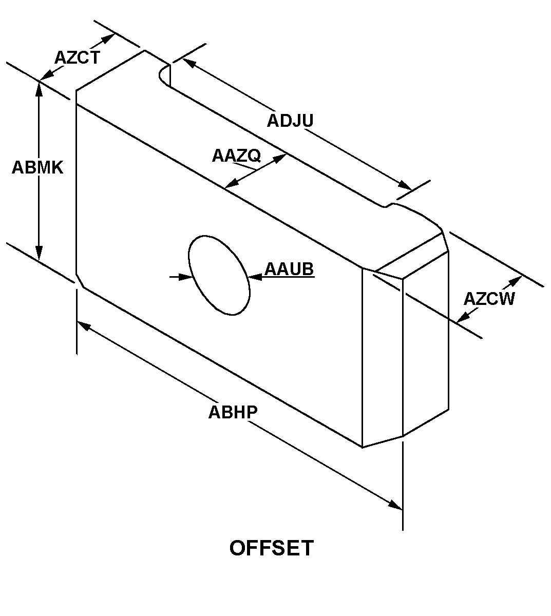 OFFSET style nsn 5340-01-171-8164