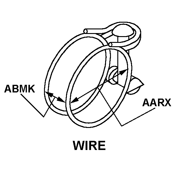 WIRE style nsn 4730-00-541-3026