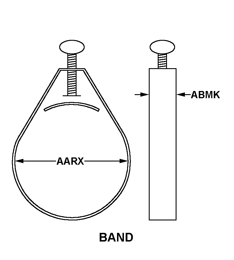 BAND style nsn 4730-00-198-6289