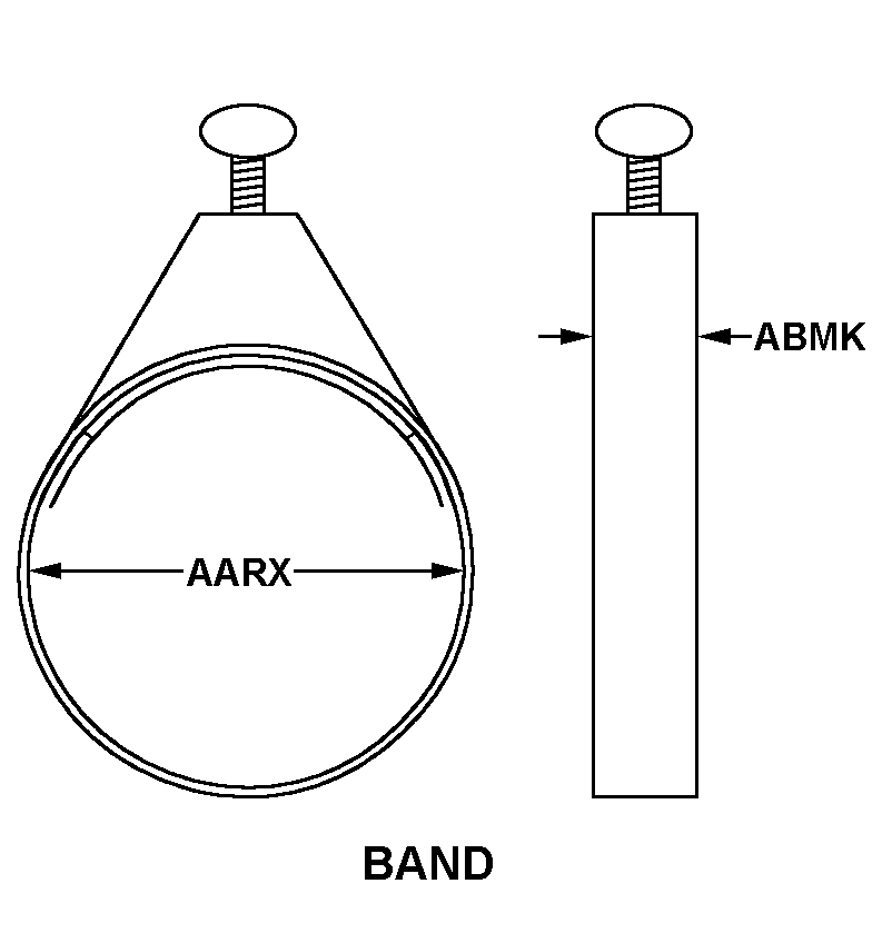 BAND style nsn 4730-00-198-6289