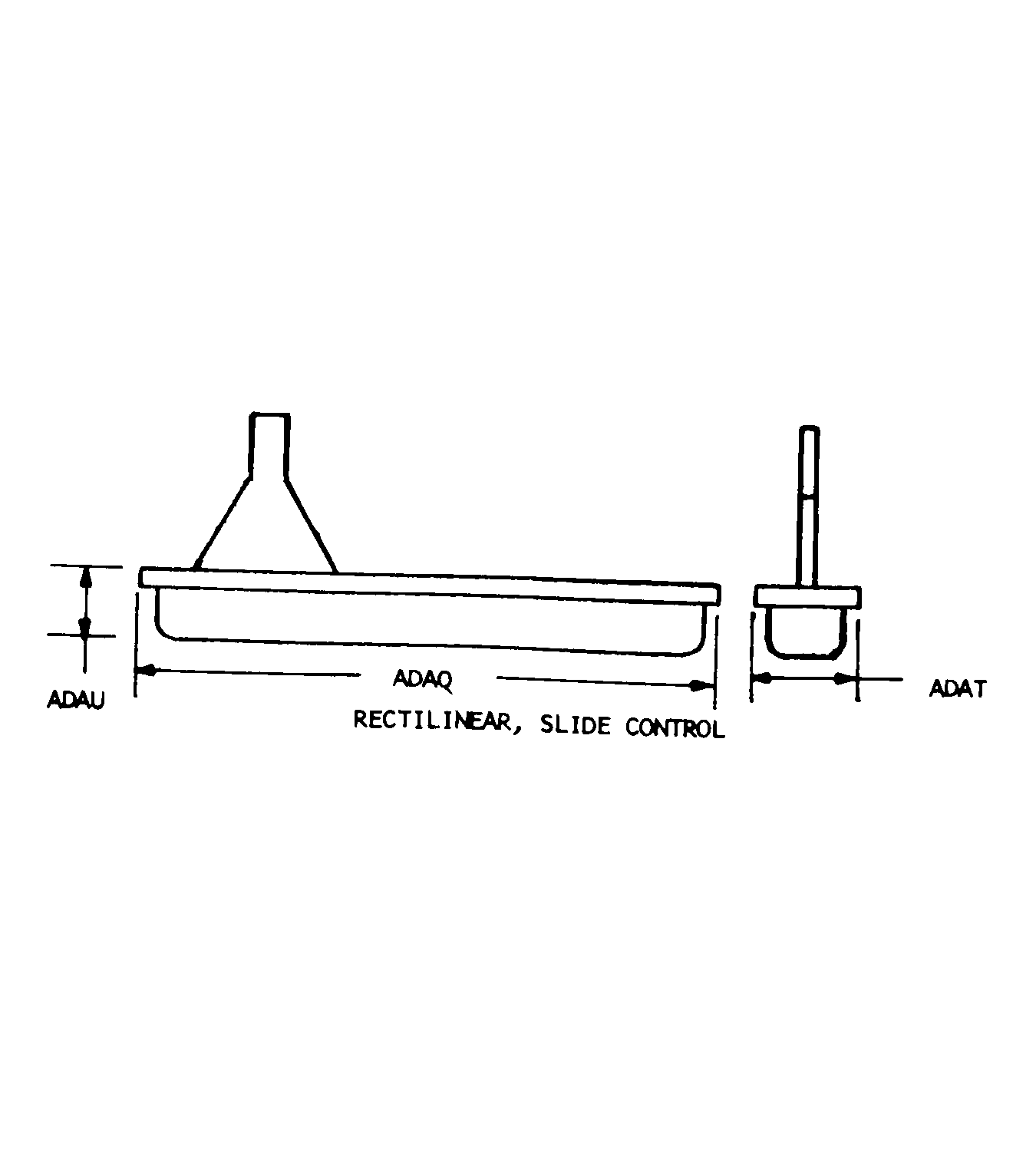 RECTILINEAR, SLIDE CONTROL style nsn 5905-00-816-9679