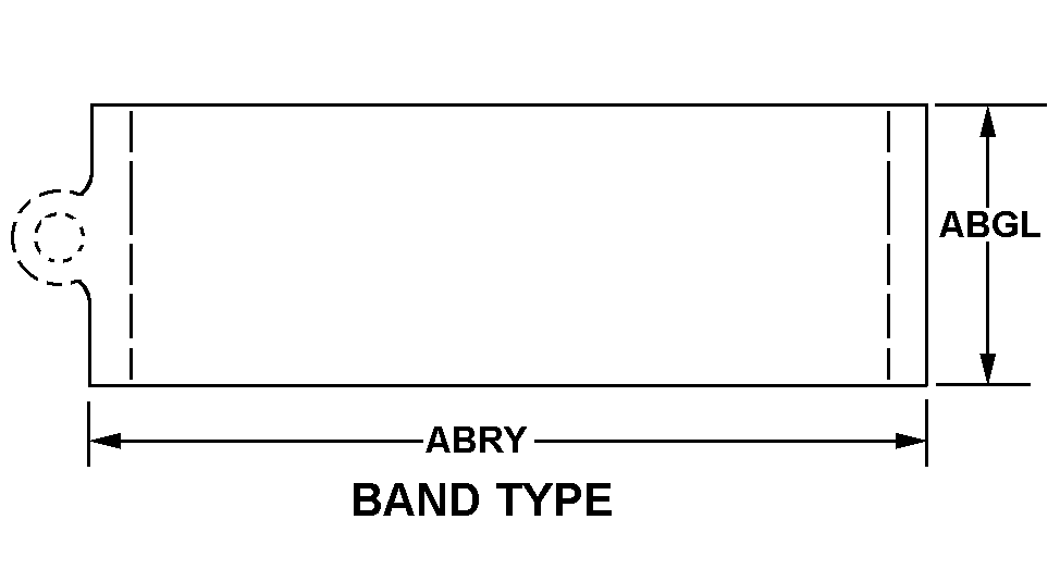 BAND TYPE style nsn 5340-01-606-2233