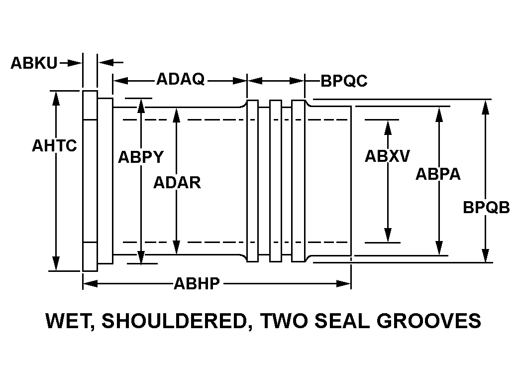 WET, SHOULDERED, TWO SEAL GROOVES style nsn 4320-01-508-5397