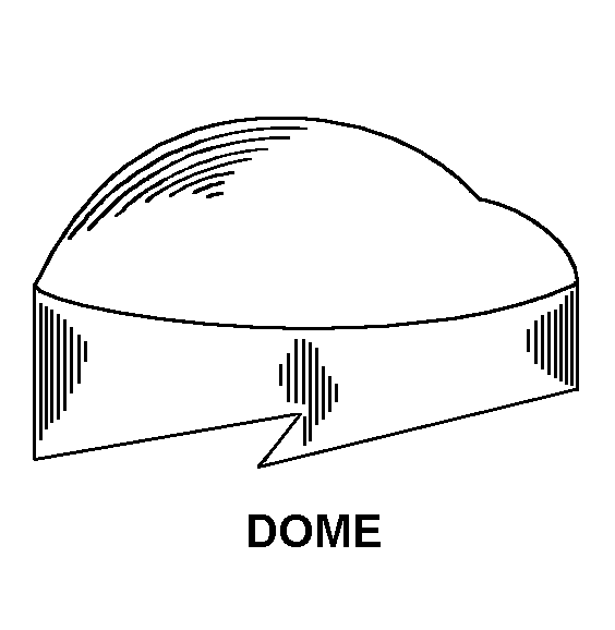 DOME style nsn 2805-00-976-9154