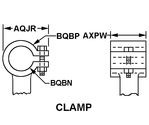 CLAMP style nsn 4310-00-412-0388