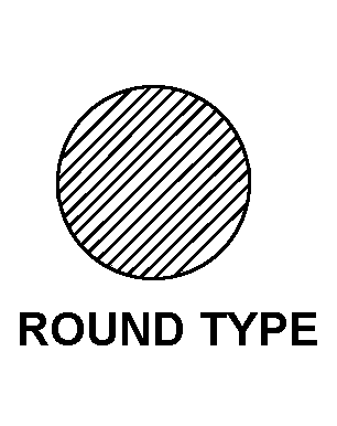 ROUND TYPE style nsn 2805-01-194-2155