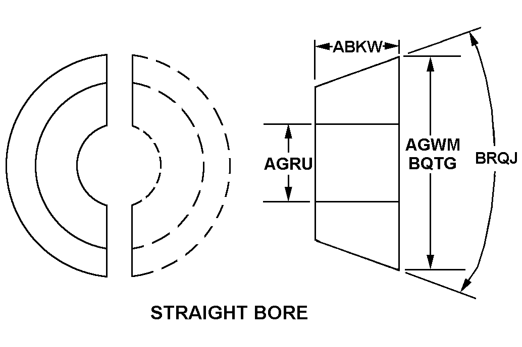 STRAIGHT BORE style nsn 2815-00-459-0488