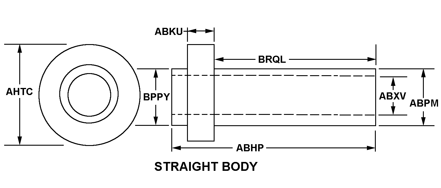 STRAIGHT BODY style nsn 2815-01-391-3923