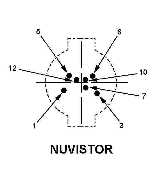 NUVISTOR style nsn 5935-01-022-5084