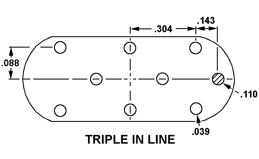 TRIPLE IN LINE style nsn 5935-01-069-4468