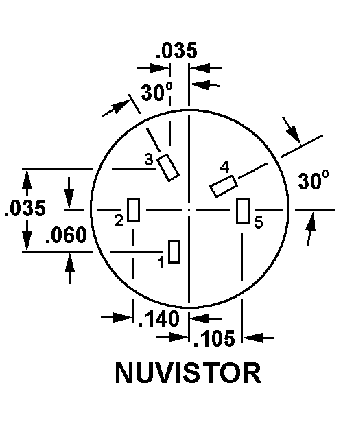 NUVISTOR style nsn 5935-00-065-6178