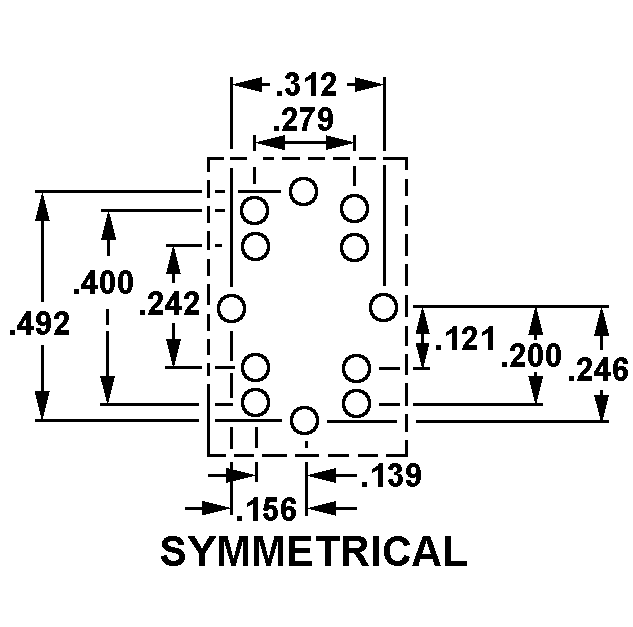 SYMMETRICAL style nsn 5935-00-755-6229