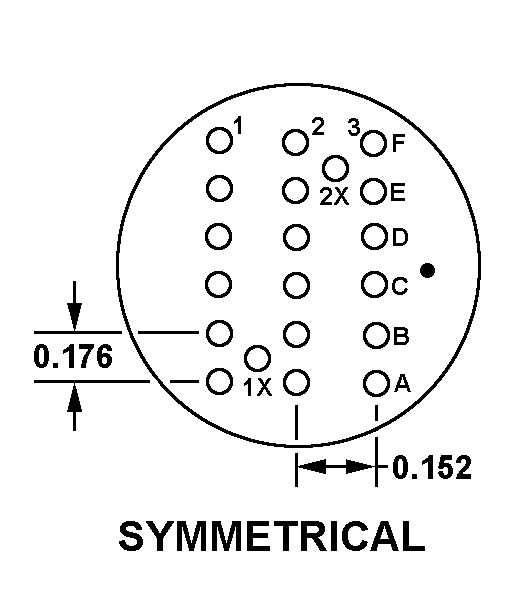SYMMETRICAL style nsn 5935-00-601-5022