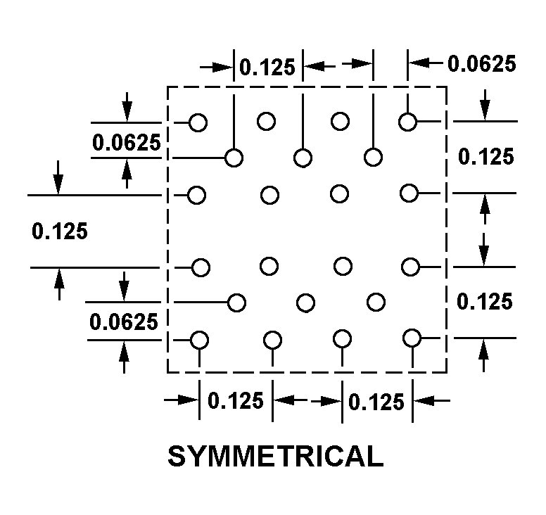 SYMMETRICAL style nsn 5935-00-775-1171