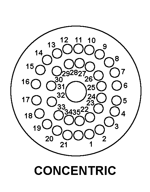 CONCENTRIC style nsn 5935-00-488-3157