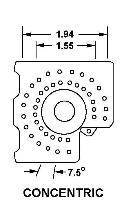 CONCENTRIC style nsn 5935-00-488-3157