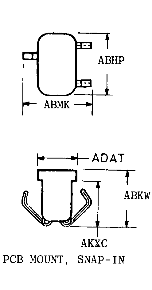 PCB MOUNT, SNAP-IN style nsn 5935-00-982-3492
