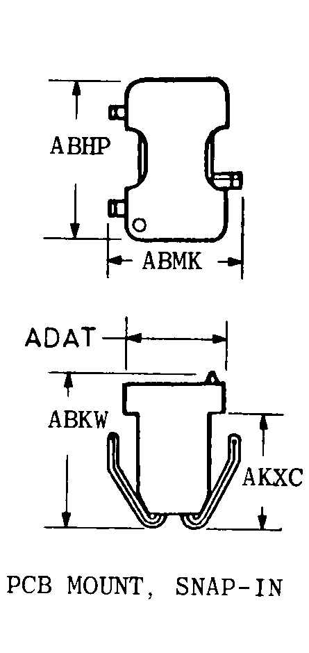 PCB MOUNT, SNAP-IN style nsn 5935-00-982-3492
