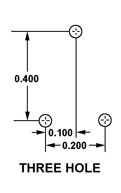 THREE HOLE style nsn 5935-00-678-9774