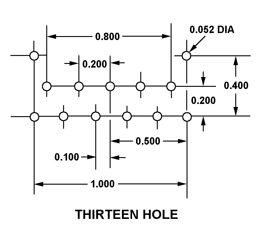 THIRTEEN HOLE style nsn 5935-00-901-0146