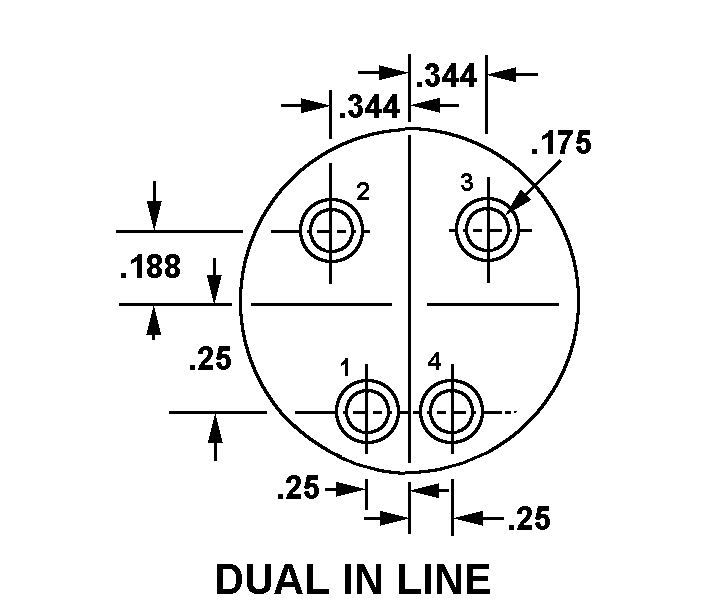 DUAL IN LINE style nsn 5935-01-069-9309