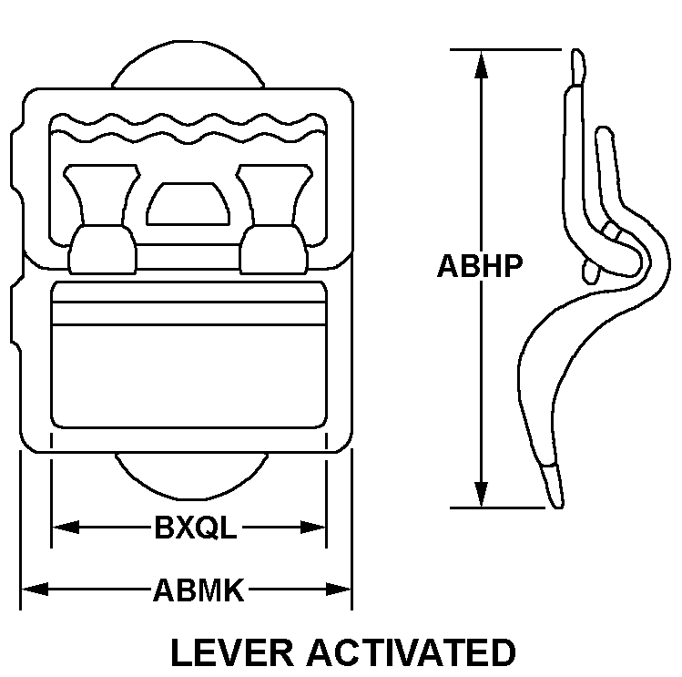 LEVER ACTIVATED style nsn 8315-01-287-0604